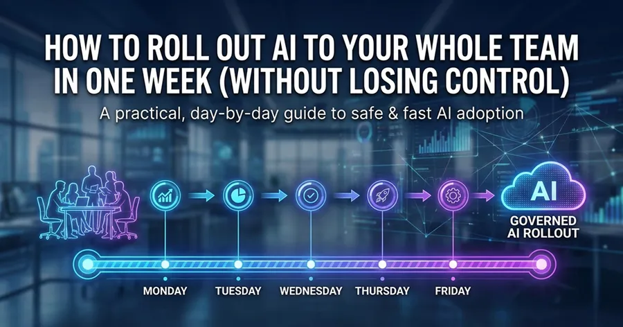 How to Roll Out AI to Employees in a Week, Safely (2026)