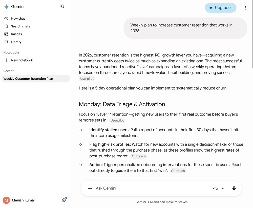 Google Gemini chat screenshot