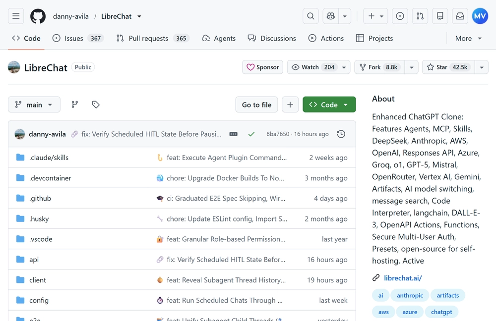 Librechat-github