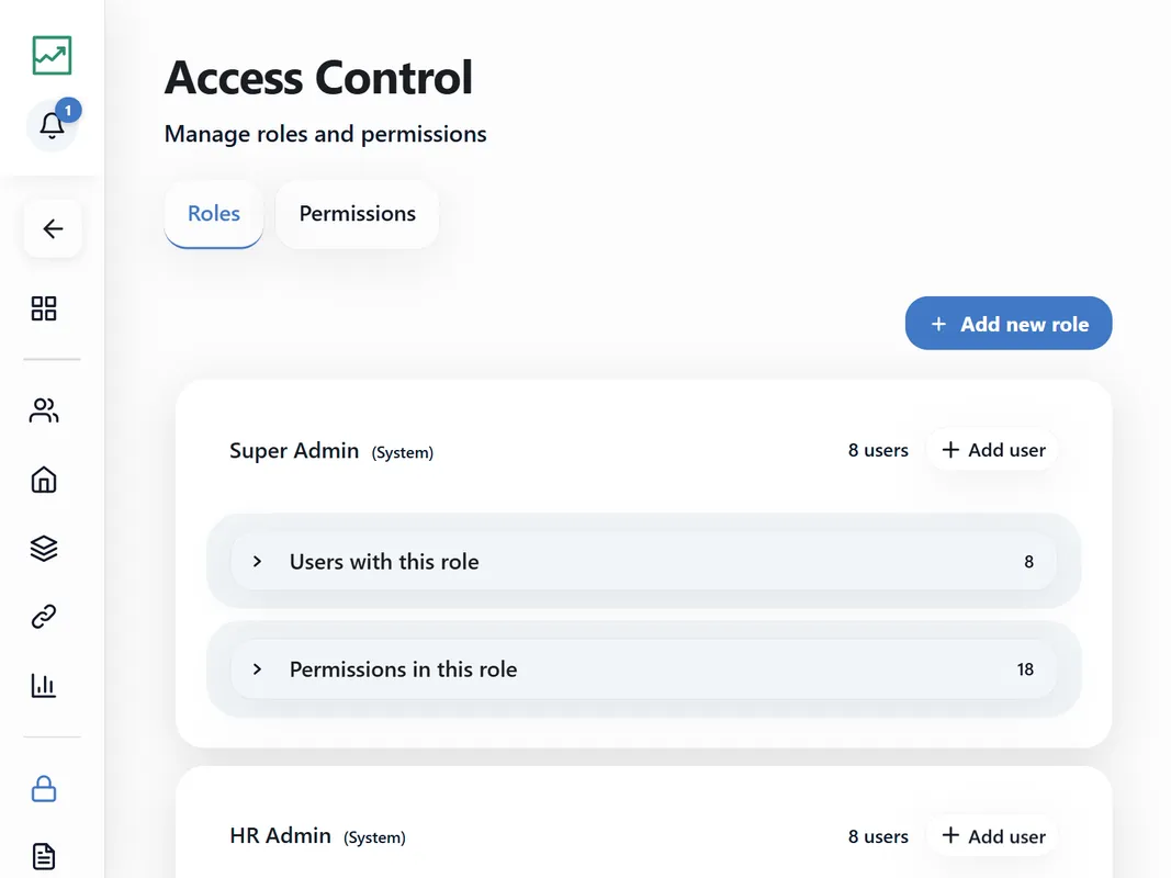 Security Dashboard showing governance & security features including sso integration - google & azure and pii detection